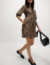 Marks & Spencer "Lyocell Rich Leopard Print Mini Waisted Dress"
